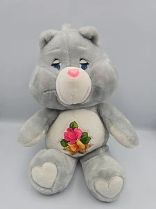 Vintage 1984 Kenner Care Bears Cousins Grams Bear 15" Plush Gray - Picture 1 of 13