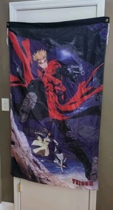 Trigun 1998 Yasuhiro Nightow Fabric Wall Banner Hanging 60 x 36 Anime - Picture 1 of 8