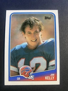 1988 Topps Football Jim Kelly Buffalo Bills Card #221 Hall of Famer - Picture 1 of 2