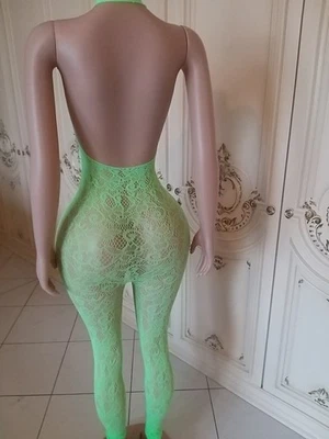  Overall  D😉 Fischernetz mit /offener Rücken Gr.40/42L - Bild 1 von 4