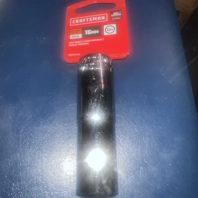 Craftsman 1/2 drive DEEP SAE Socket, 12pt, Model cmmt47523, Size 5/8” - Image 1 of 2