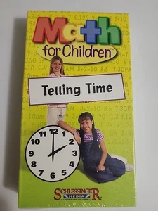 Math for Children -Telling Time (New Sealed VHS) FREE SHIPPING - Picture 1 of 5