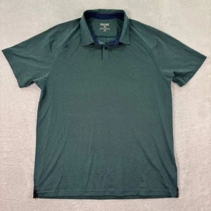 Rhone Poloshirt feuchtigkeitsableitend Training Fitnessstudio sportlich grün Herren Large Freizeit - Bild 1 von 7