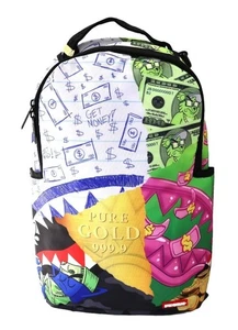 SPRAYGROUND MEAN MONEY COLLAGE BACKPACK B8308 2025 NEW - Picture 1 of 24