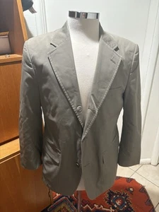 Vintage Brooks Brothers Blazer Coat Jacket Green Size 40 S Ivy prep j press - Picture 1 of 8