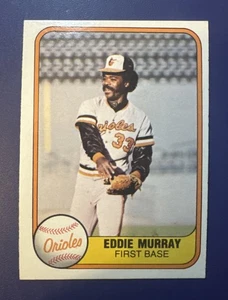 1981 FLEER #184 EDDIE MURRAY HOF BALTIMORE ORIOLES *FREE SHIPPING* - Picture 1 of 2