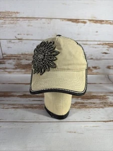 Olive And Pique Strass Baseball Cap schwarz und braun Damen - Bild 1 von 6