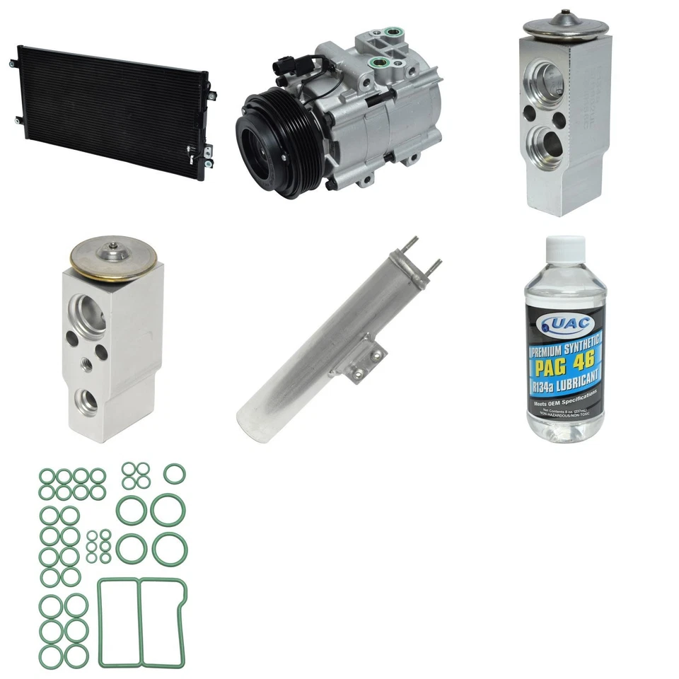 Kit de compresor de aire acondicionado UAC KT 2140A para 02-05 Kia Sedona Foto 1 de 3