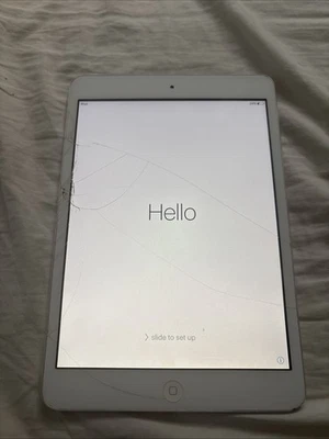 Apple iPad mini 1st Generation 16 GB Wi-Fi Silver A1432 Tablet #H8 - Image 1 of 3