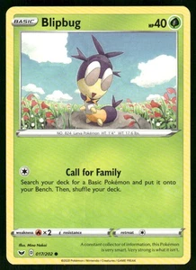 Blipbug (017) 017/202 Common Normal SWSH01: Sword & Shield Base Set NM - Picture 1 of 2