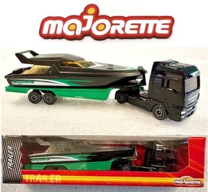 Rare! MAN TGX Truck with Speed Boat & Trailer - Majorette 1:64 - New in Box - Picture 1 of 1