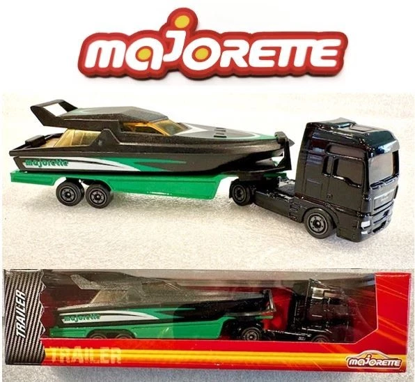 Rare! MAN TGX Truck with Speed Boat & Trailer - Majorette 1:64 - New in Box - Image 1 of 1