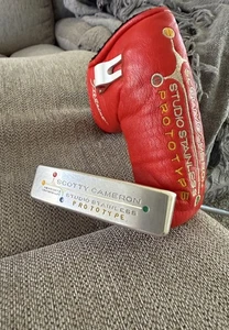 *RARE* Scotty Cameron PROTOTYPE SS Newport 2 CENTERSHAFT putter & cover Titleist - Picture 1 of 16