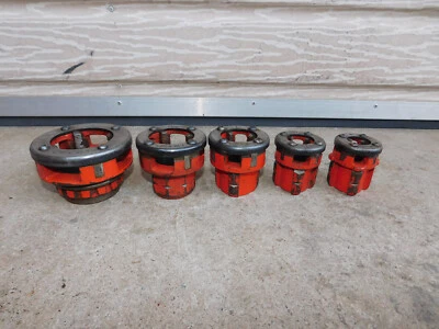 RIDGID R200 BSPT PIPE THREADER Die SET  2" - 1  1/4" - 1" -  3/4" -  1/2" - Image 1 of 4