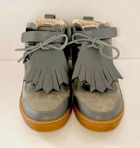 Dsquared2 Damen High-Top Sneaker Gr. 38 blau/grau Logo - Bild 1 von 4
