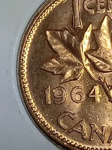 1964 Canadian Dot And Doubled Die Obverse Cent New Dot Discovery!!! - Picture 1 of 11