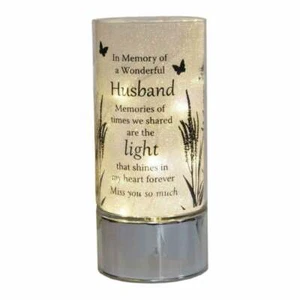 Widdop & Co. Tubo de luz LED Thoughts of You Marido Sentimental Memorial 63093 - Imagen 1 de 4