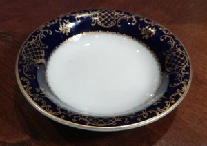 ROSENTHAL "CHARLEMAGNE" PATTERN COBALT BLUE FRUIT/DESSERT BOWL (S) 5 1/4"GERMANY - Picture 1 of 3