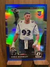 CHRIS WORMLEY 2017 PANINI DONRUSS OPTIC #143 BLUE PRIZM SERIAL #51/149 RC
