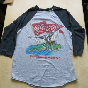 SAXON The Eagle Has Landed UK Tour 1982 Original vintage t-shirt M - Picture 1 of 2