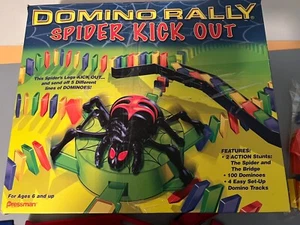 Domino Rally Spider Kick Out RARE Open Box Never Used Dominos Still Sealed - Picture 1 of 7
