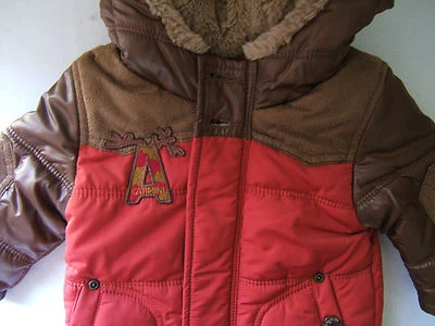 Новый с Ярлыками Catimini французский CELGS SPIRIT мальчиков красный Doudoune с капюшоном Куртка Пальто 6 M $198 - Изображение 1 из 4