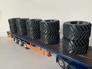 1.50 Oversized Tyre Lorry Truck Load/Diorama O Gauge X10 Large Tyres - Picture 1 of 6