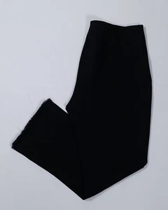 Pantalón para mujer ELIZABETH AND JAMES negro plano con flecos recortados talla 6 - Imagen 1 de 7