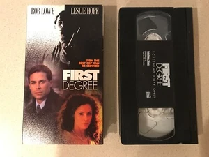 First Degree (VHS, 1995) Rob Lowe, Leslie Hope - Polygram Screener - Picture 1 of 3