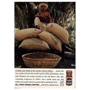 1963 Sanka Coffee: Whole New Blend Vintage Print Ad - Picture 1 of 1