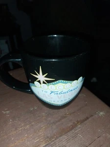 Retro" Black Las Vegas Sign Mug - Picture 1 of 2