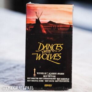 DANCES WITH WOLVES SEALED VHS Tape Orion Home Video Watermark 1990 1st Print IGS