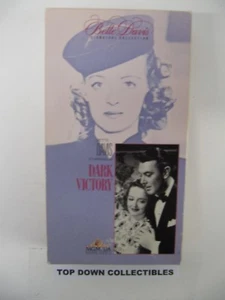 Bette Davis In Dark Victory, George Brent, Humphrey Bogart VHS Movie - Picture 1 of 2