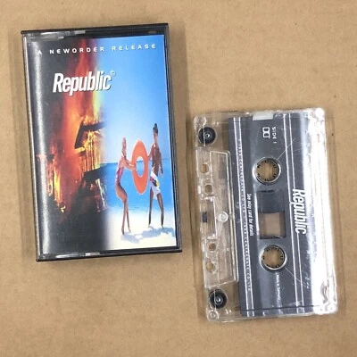 NEW ORDER Cassette Tape 90s Synth Pop REPUBLIC PETER HOOK SUMMNER UK RELEASE - Image 1 of 4