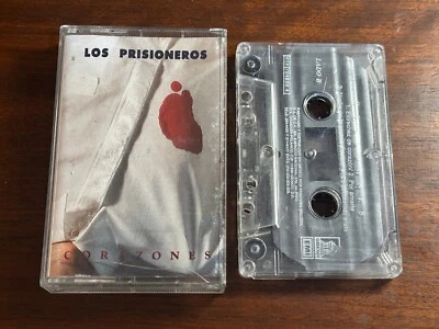 LOS PRISIONEROS Corazones 1990 MEXICO CASSETTE Latin Rock En Español - Image 1 of 4