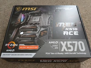 MSI MEG X570 ACE Motherboard - Excellent condition, boxed + original accessories - Photo 1/5