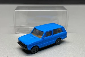 Range Rover SUV 4x4 Allrad Geländewagen 2- 3-Türer Kombi PKW blau Herpa H0 1:87 - Picture 1 of 12