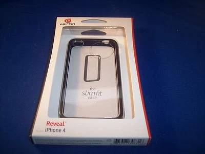 Griffin Reveal Slimfit Case - For Apple iPhone 4 - Black/Clear - GB01747 - NEW - Image 1 of 3