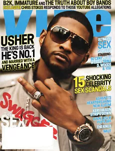 VIBE Magazine July 2008 Usher Keri Hilson Sean Garrett Ryan Leslie B2K Immature - Picture 1 of 3