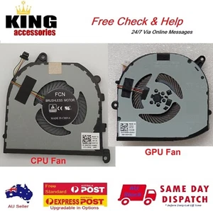 Genuine CPU/GPU Cooling Fan for Dell XPS 15 7590 9570, Precision 5540 M5540 - Picture 1 of 6
