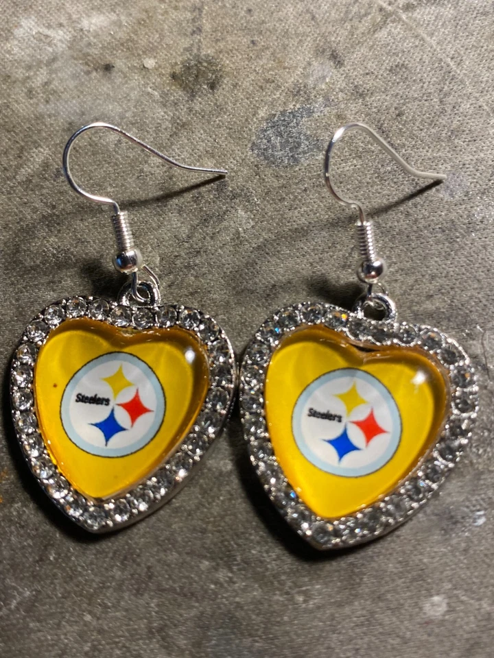 Pittsburgh Steelers zapatos hechos a mano encanto pendientes colgantes Foto 1 de 1