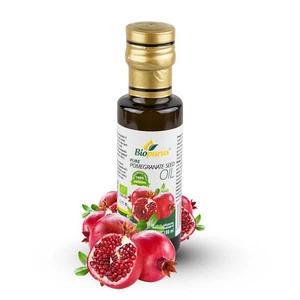 Zertifiziertes Bio kaltgepresstes Granatapfelsamenöl 100ml Biopurus - Bild 1 von 2