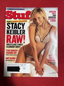 Stuff Magazine #67 June 2005 WWE Stacy Keibler Angelina Jolie Gabrielle Tuite - Imagen 1 de 2