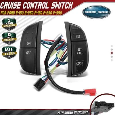 Cruise Control Switch for Ford E-150 03-09 E-250 03-10 F-150 F-250 F-350 1997 - Image 1 of 4