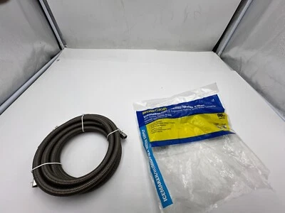 BrassCraft B0-96IM P Braided Polymer Water Connector 1/4" x 1/4" x 96" - Image 1 of 4