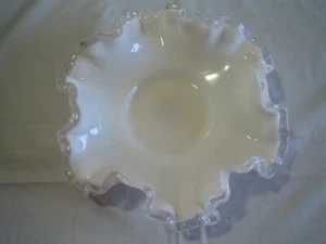 Glass Candy Dish - Ruffled Edge Candy Dish - 5 Inches - Picture 1 of 5