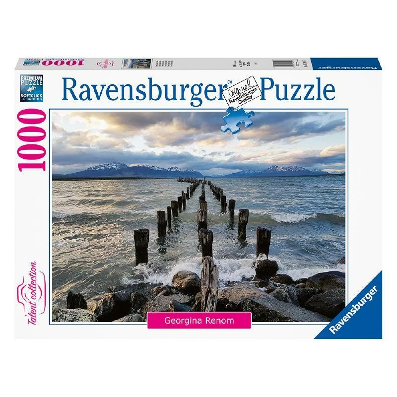 RAVENSBURGER PUZZLE 1000 PEZZI PUERTO NATALES CILE MISURE 70X50 CM     ART 16199 - Immagine 1 di 1