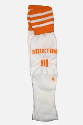 Adidas Hombres MLS Houston Dynamo Blanco Formoción Extremo Fútbol Calcetines Nuevos Foto 1 de 4