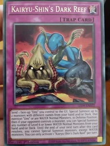 (191)Led9-it022 KAIRYU Shin's Dark Riff Rara 1° Edizione Mint Carta YuGiOh - Foto 1 di 1