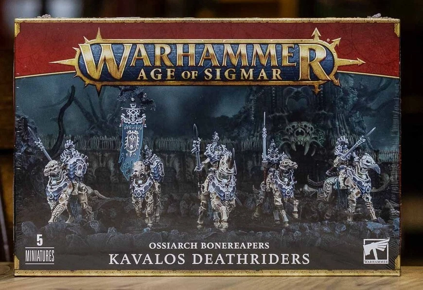 GAMES WORKSHOP Warhammer Age of Sigmar Ossiarch Bonereapers KAVALOS DEATHRIDERS snigle models